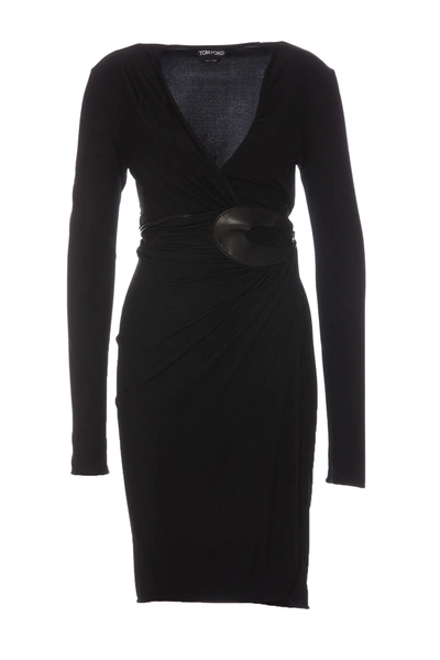 Tom Ford Midi Dress In Black