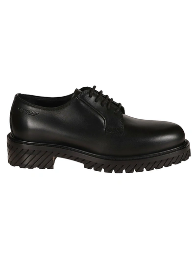 Off-white Military Derby Shoes In Black
