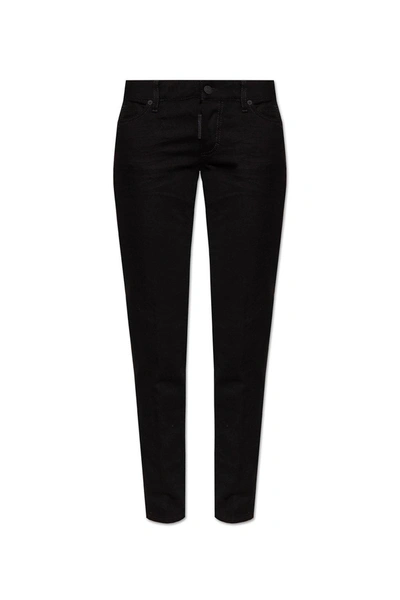 Dsquared2 Jennifer Tapered Jeans In Black