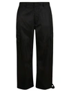OFF-WHITE OFF-WHITE CARGO EMBROIDERED TROUSERS