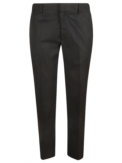 Off-white Concealed Trousers In Black