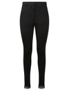 Burberry High Waist Trousers In Black