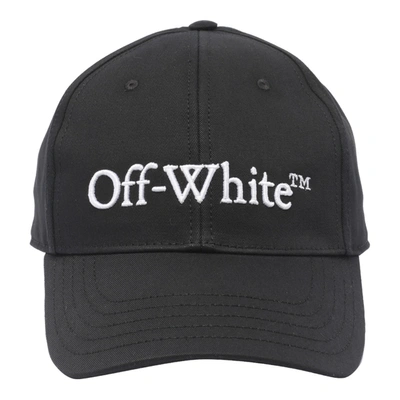 Off-white Logo Baseball Cap In Black