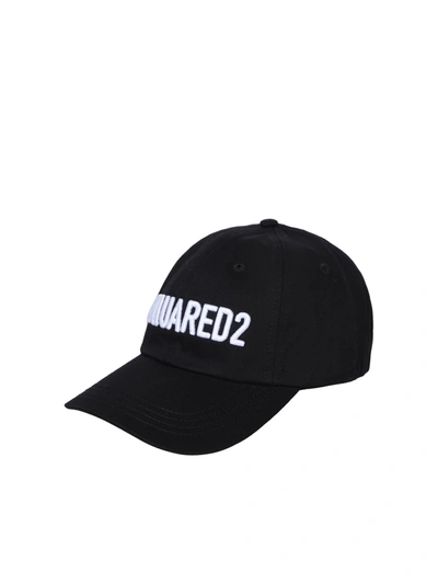 Dsquared2 D2 Black Baseball Hat