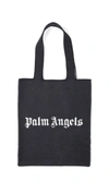 PALM ANGELS PALM ANGELS LOGO PRINTED TOTE BAG