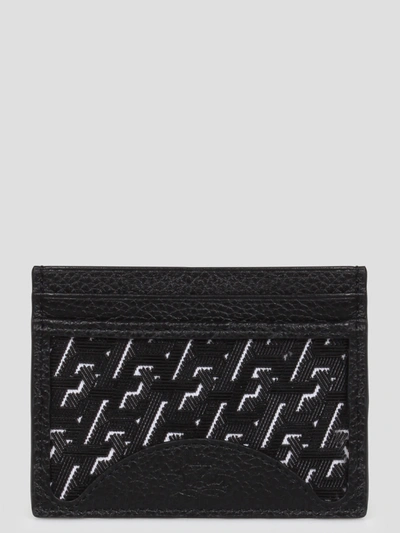 Christian Louboutin Kios Card Holder In Black