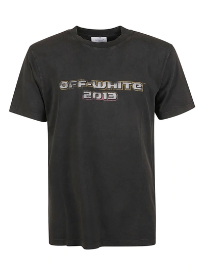 Off-white Digit Bacchus Over T-shirt In Black/multicolor