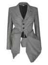 COMME DES GARÇONS COMME DES GARÇONS HOUNDSTOOTH LAYERED BLAZER