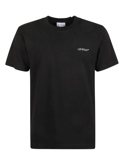 Off-white Scratch Arrow Slim T-shirt In Black/white