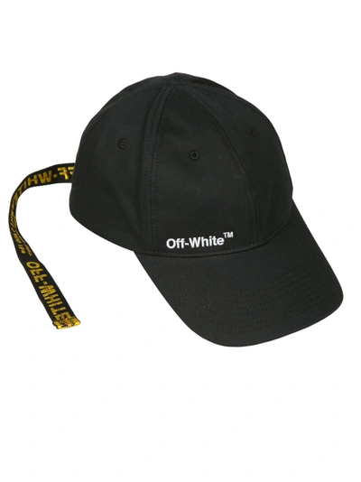 Off-white Industrial Baseball Hat In Black/white