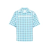 PRADA PRADA CHECKED COTTON SHIRT