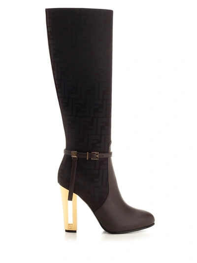 Fendi Delfina Boot In Brown