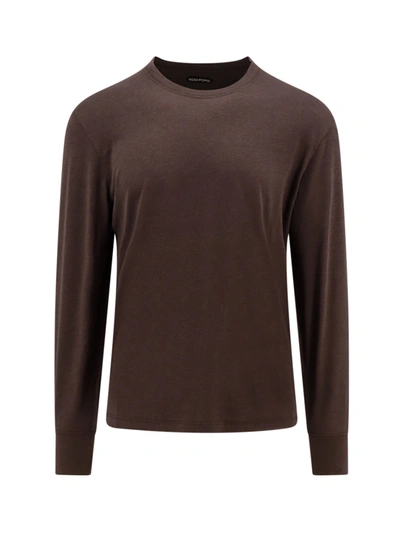 Tom Ford T-shirt In Brown