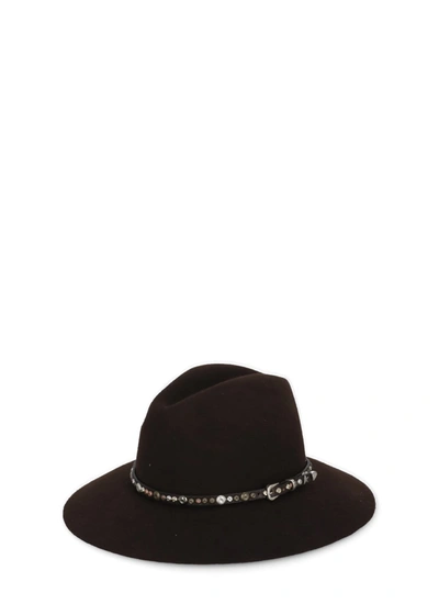 Golden Goose Golden Fedora Hat In Brown