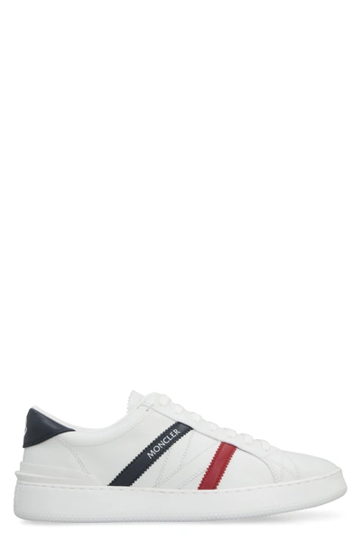 Moncler Monaco Leather Low-top Sneakers In Default Title