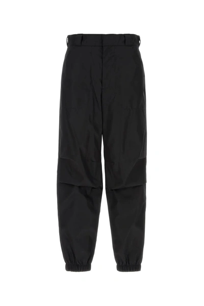 Prada Black Re-nylon Pant In Nero