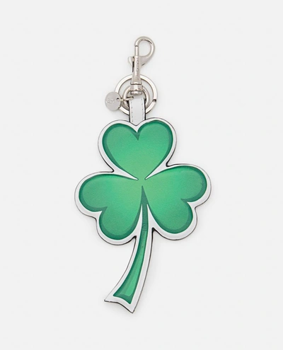 Jw Anderson J.w. Anderson Clover Keyring In Green
