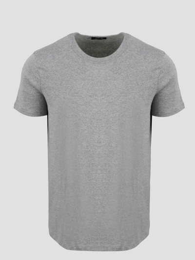 Tom Ford Round Neck T-shirt In Grey