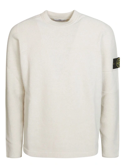 Stone Island Sweater In Natural