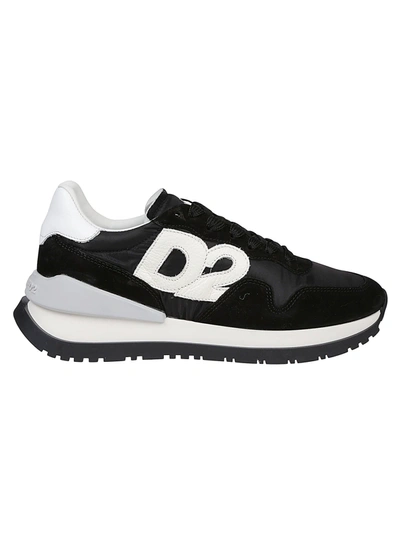 Dsquared2 D2 Running Sneakers In Black