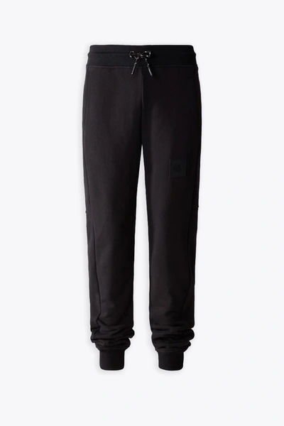 The North Face Unisex The 489 Jogger Black Cotton Sweatpant With Rubber Logo In Nero