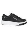 Dsquared2 Logo Embossed Low In Nero/nero