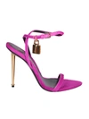TOM FORD TOM FORD FUXIA PADLOCK SANDALS