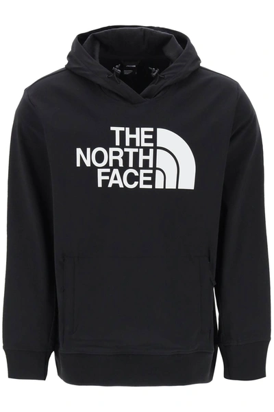 The North Face Techno Hoodie With Logo Print In Tnf Black (black)