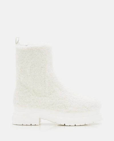 Jw Anderson J.w. Anderson Fur Boots In White