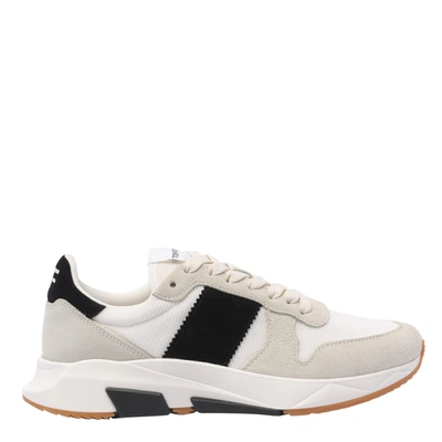 Tom Ford Jogga Sneakers In White