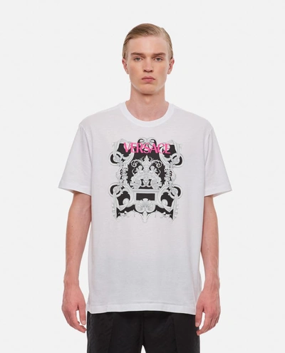 VERSACE VERSACE COTTON CREWNECK T-SHIRT