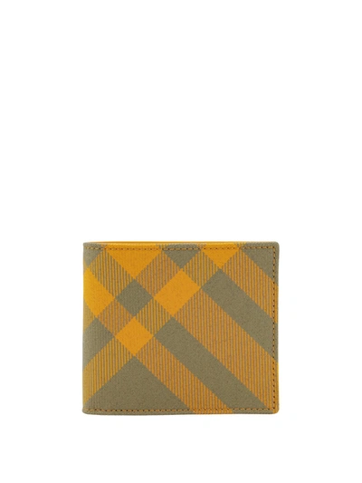 Burberry Wallet In Yellow