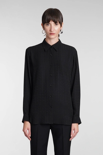 GIVENCHY GIVENCHY SHIRT IN BLACK SILK