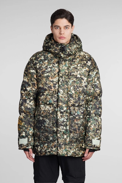 The North Face Puffer In Green Polyamide