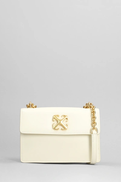 Off-white Jitney 2.0 Shoulder Bag In White Leather