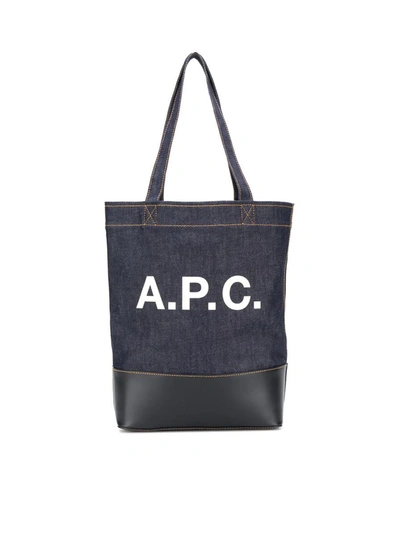 Apc A.p.c. Totes Bag In Blue