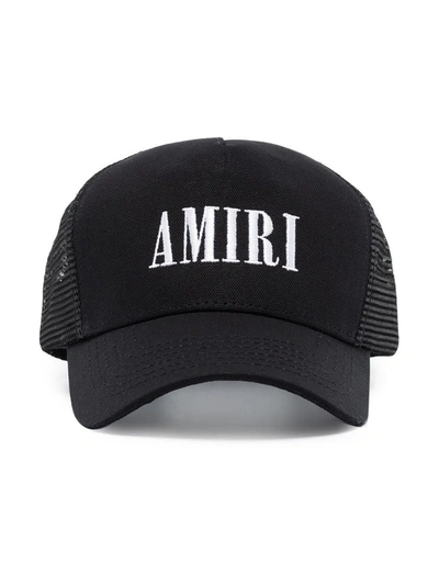 Amiri Core Logo Trucker Hat In Black