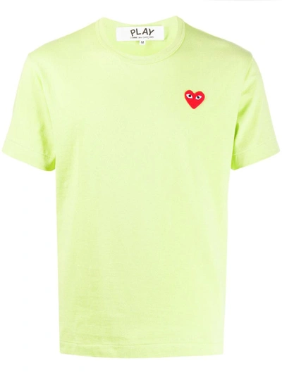 Comme Des Garçons Play Heart T-shirt Clothing In Green