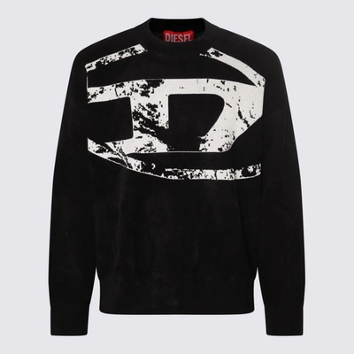 Diesel K-tria Logo-jacquard Sweatshirt In Black