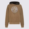 Dolce & Gabbana Men's Logo Print Hoodie In Sand