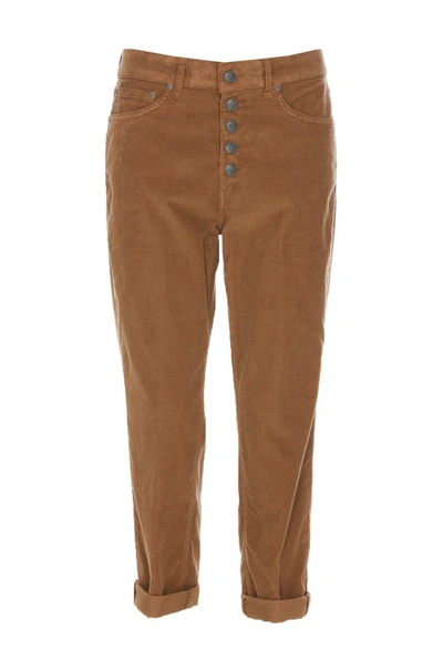 Dondup Koons Pants In Brown