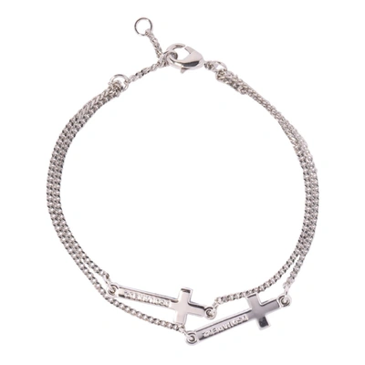 Dsquared2 Jesus Bracelet In Silver