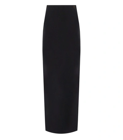 Elisabetta Franchi Long Skirt In Black