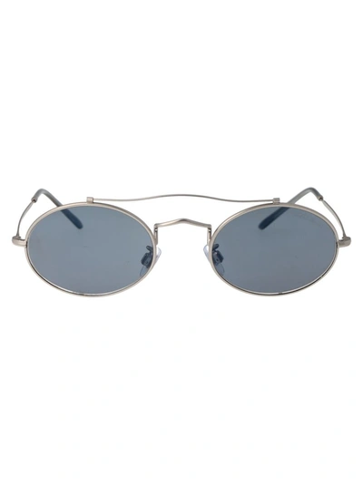 Giorgio Armani 0ar 115sm Sunglasses In 304502 Matte Silver