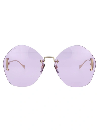 Gucci Gg1203s Sunglasses In Purple