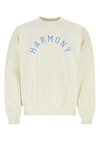 Harmony Paris Logo-print Cotton Sweatshirt In White