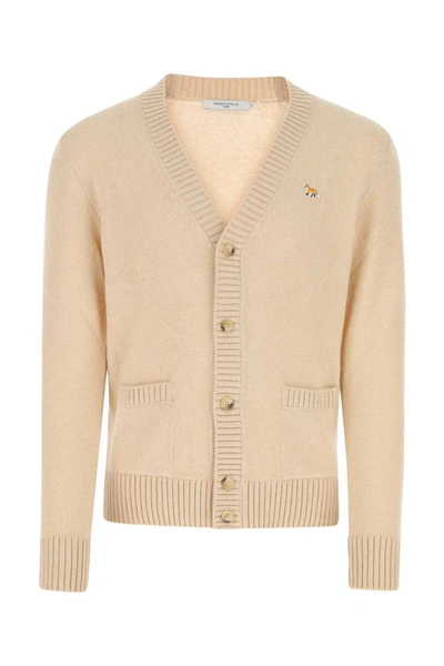 Maison Kitsuné Maison Kitsune Knitwear In Beige