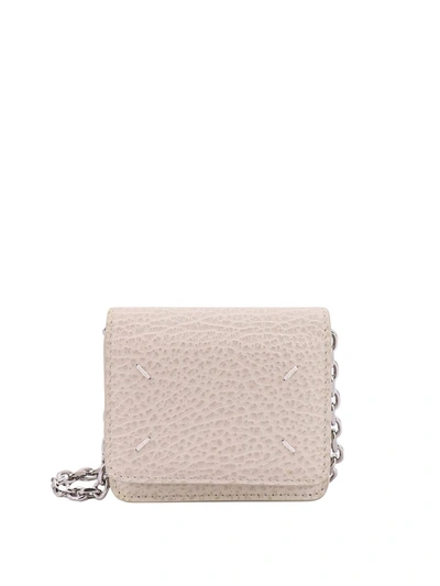 Maison Margiela Card Holder In Beige