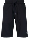 Paul & Shark Drawstring Fastening Shorts In Black
