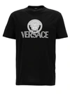 Versace Medusa Logo T-shirt In Black